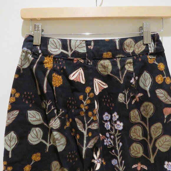 PRINCESS HIGHWAY X MODCLOTH Linen Blend Fauna Botanical Cropped Pull On Pants - Picture 13 of 15
